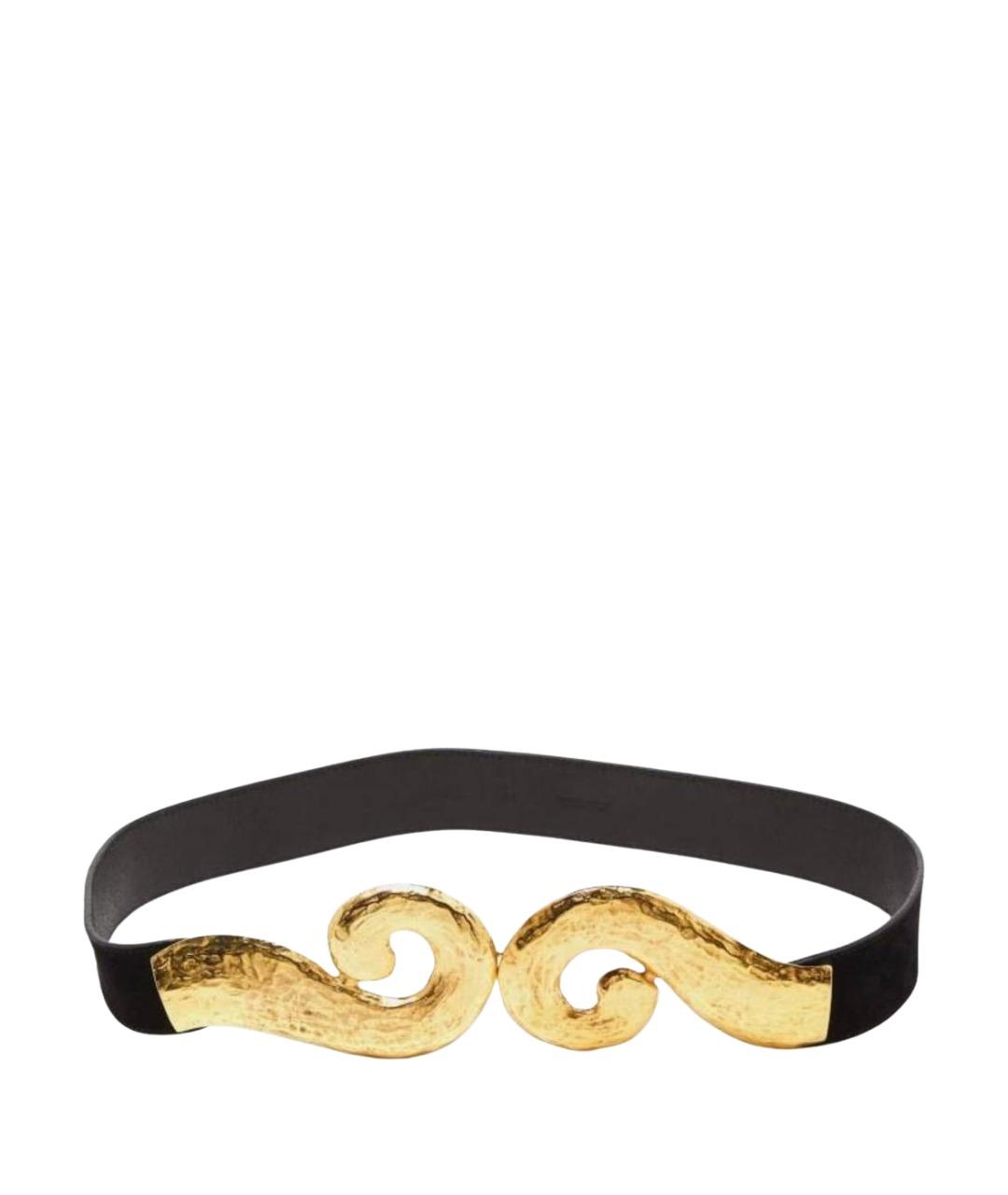 ROBERTO CAVALLI Коричневый замшевый ремень, фото 1