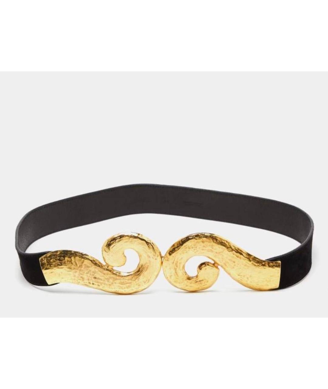 ROBERTO CAVALLI Коричневый замшевый ремень, фото 5