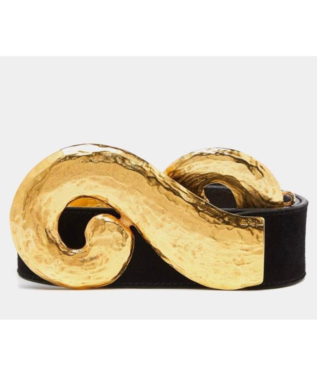 ROBERTO CAVALLI Коричневый замшевый ремень, фото 2