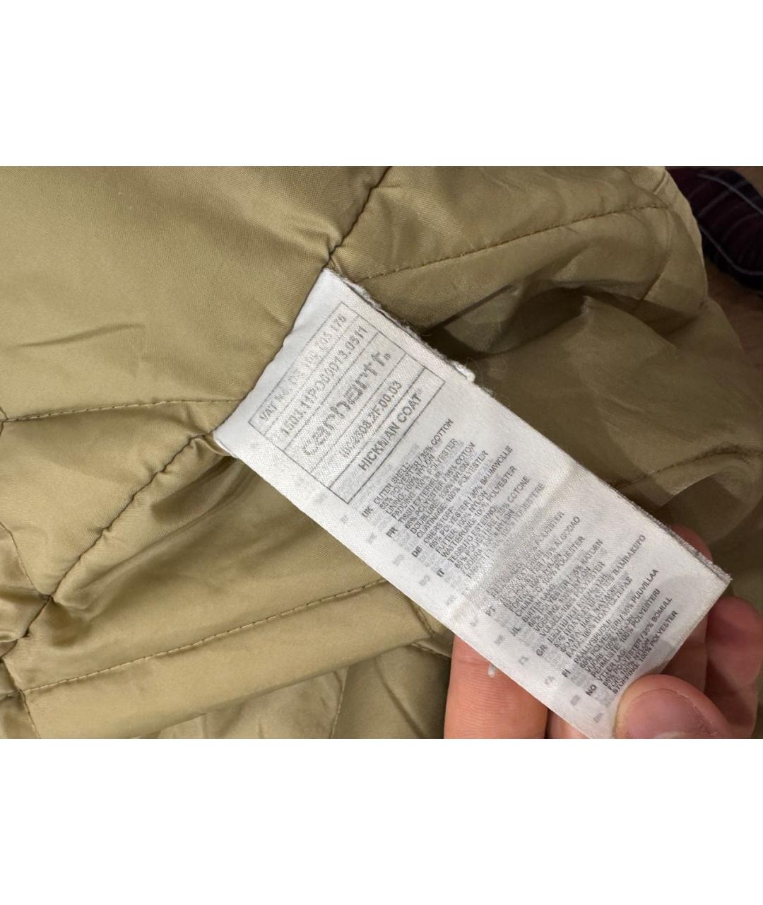 CARHARTT Бежевая полиэстеровая парка, фото 8