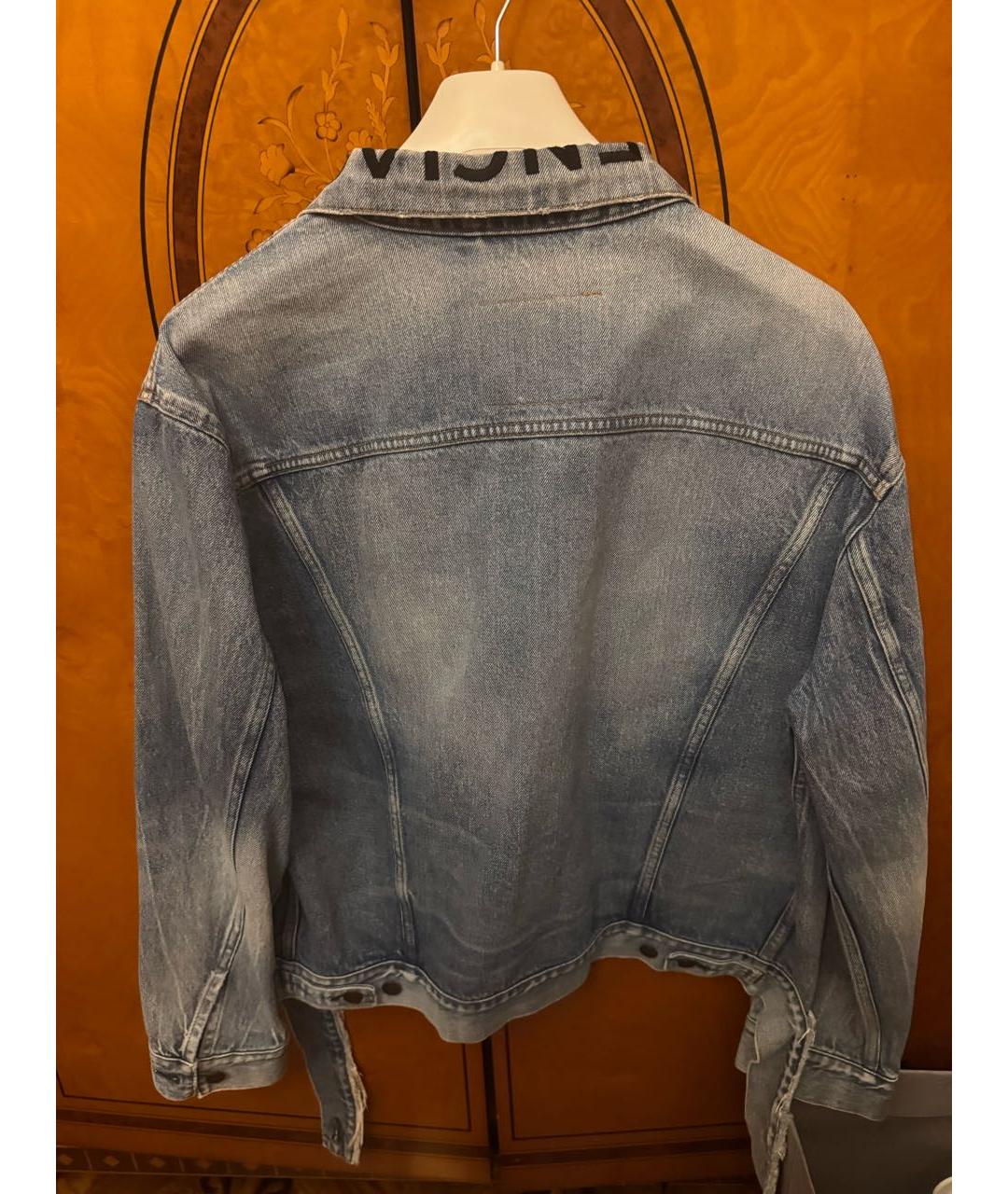 BALENCIAGA Голубая деним куртка, фото 2