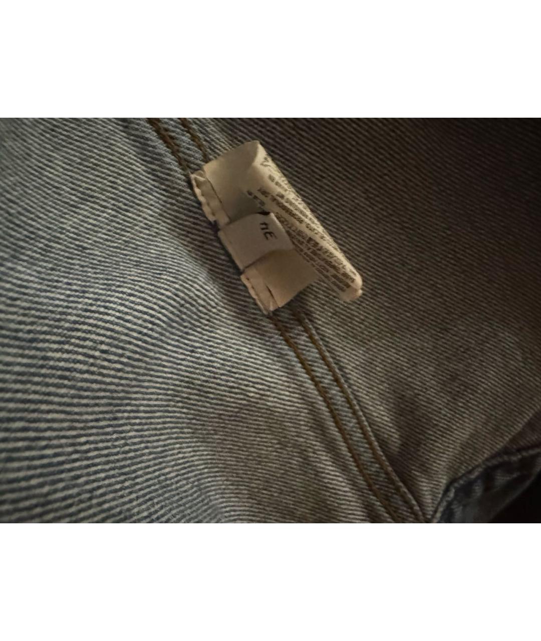 BALENCIAGA Голубая деним куртка, фото 4