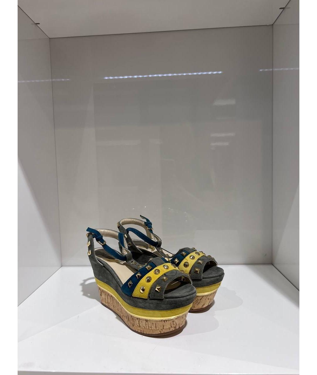 ETRO Мульти босоножки, фото 3