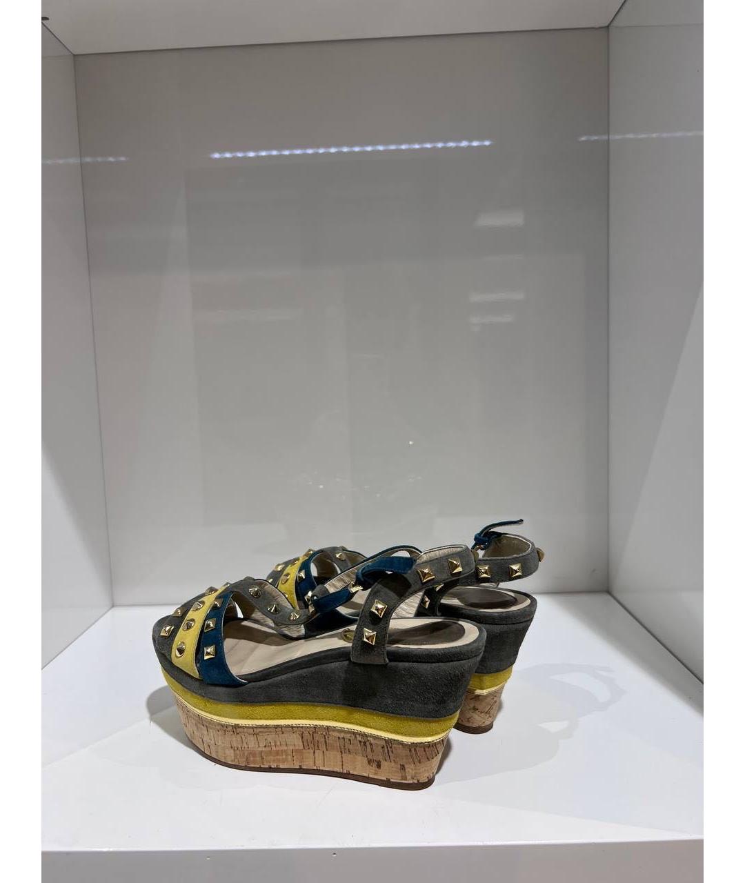 ETRO Мульти босоножки, фото 4