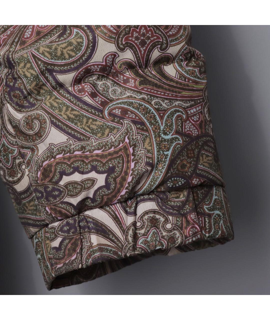 ETRO Коричневый полиэстеровый пуховик, фото 6