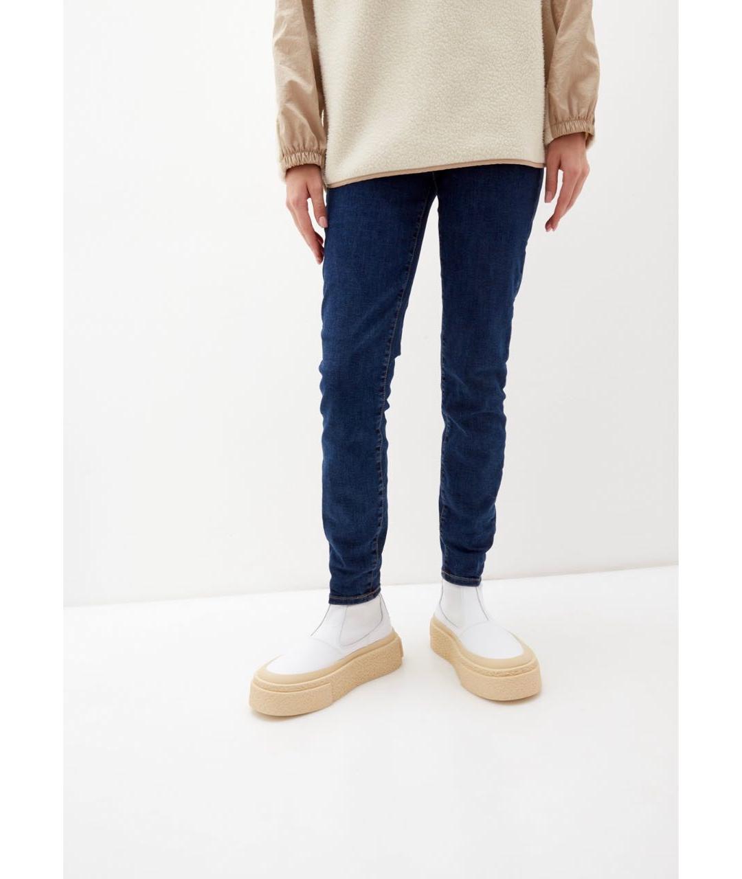 MM6 MAISON MARGIELA Белые кожаные ботинки, фото 5