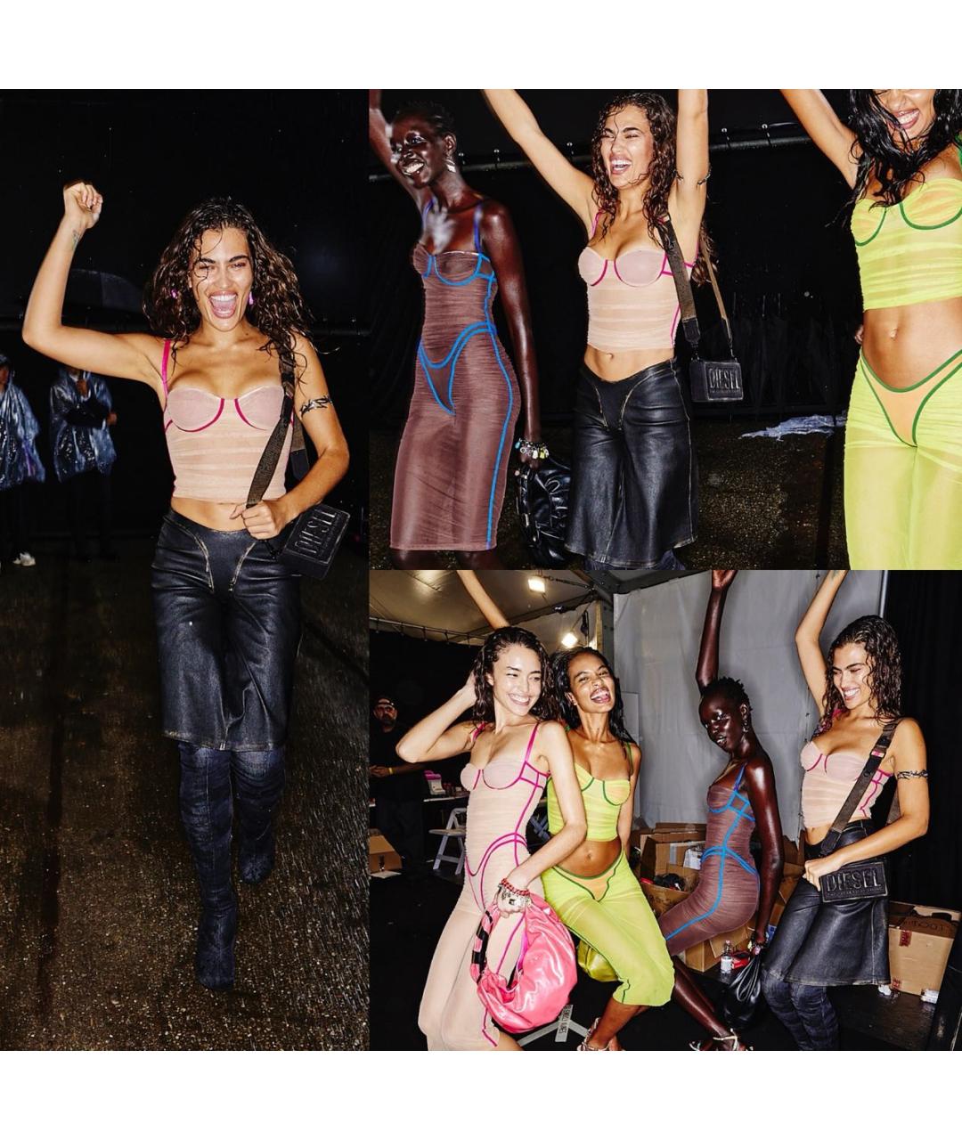 DIESEL Бежевый корсеты, фото 8