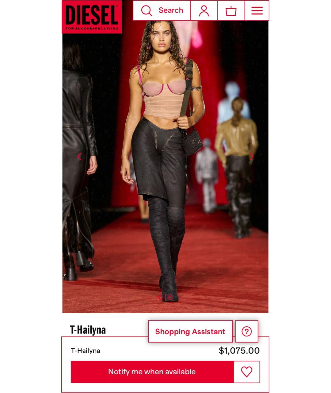 DIESEL Бежевый корсеты, фото 2