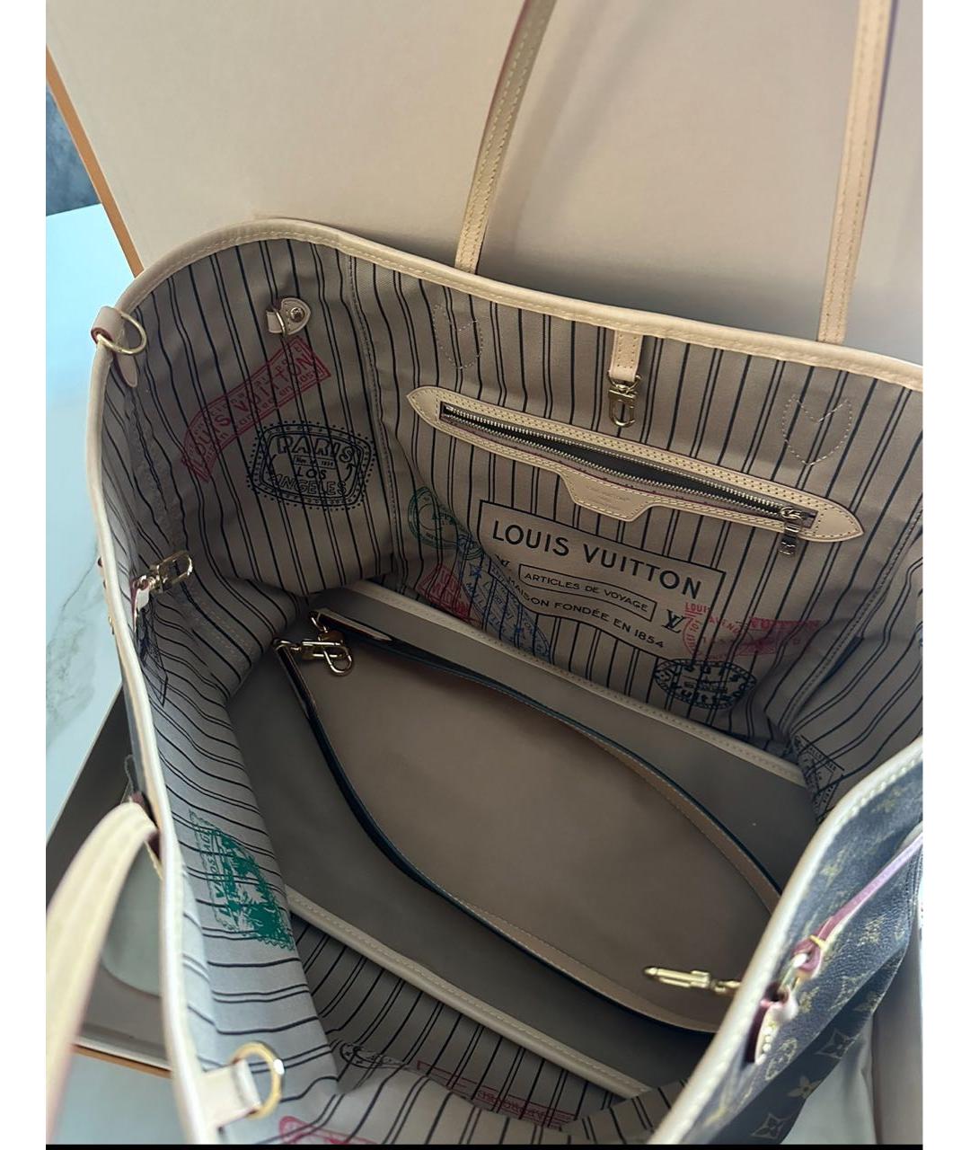 LOUIS VUITTON Коричневая сумка с короткими ручками, фото 3