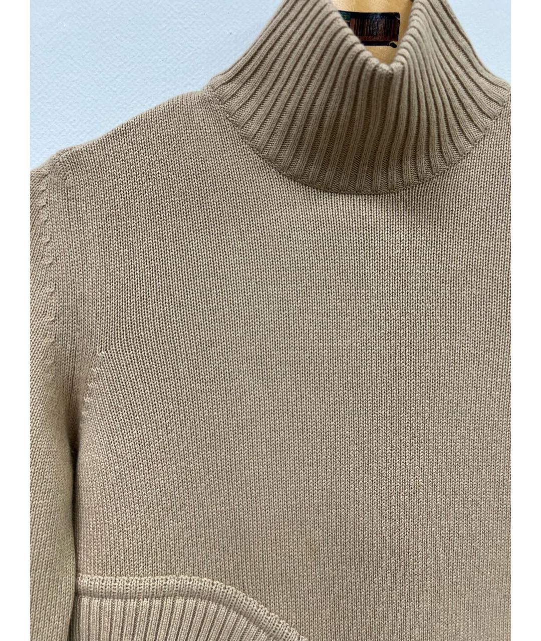GIVENCHY Бежевый шерстяной джемпер / свитер, фото 3