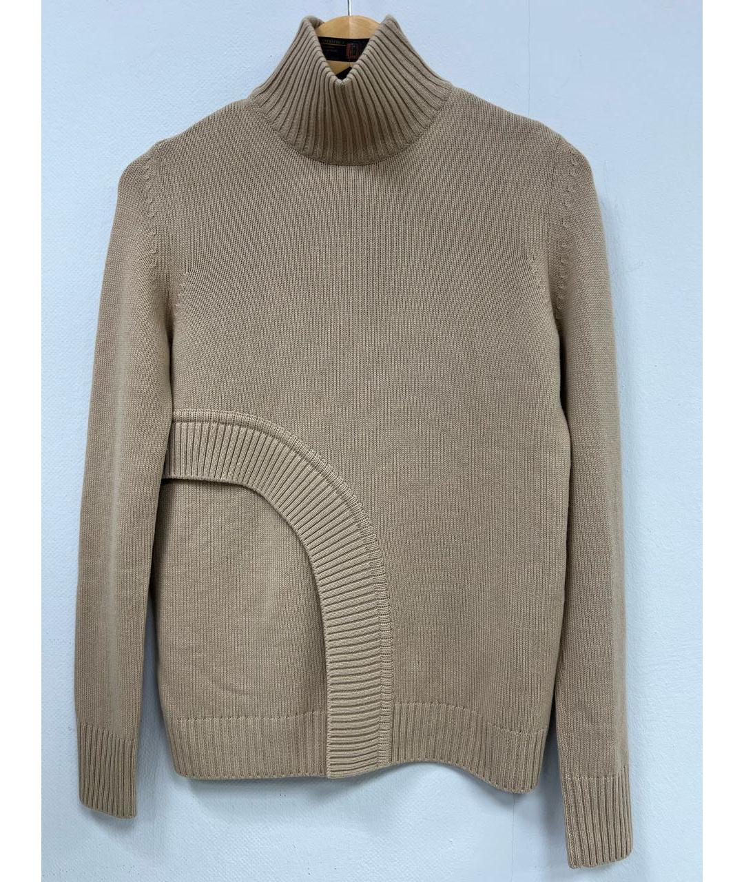 GIVENCHY Бежевый шерстяной джемпер / свитер, фото 7