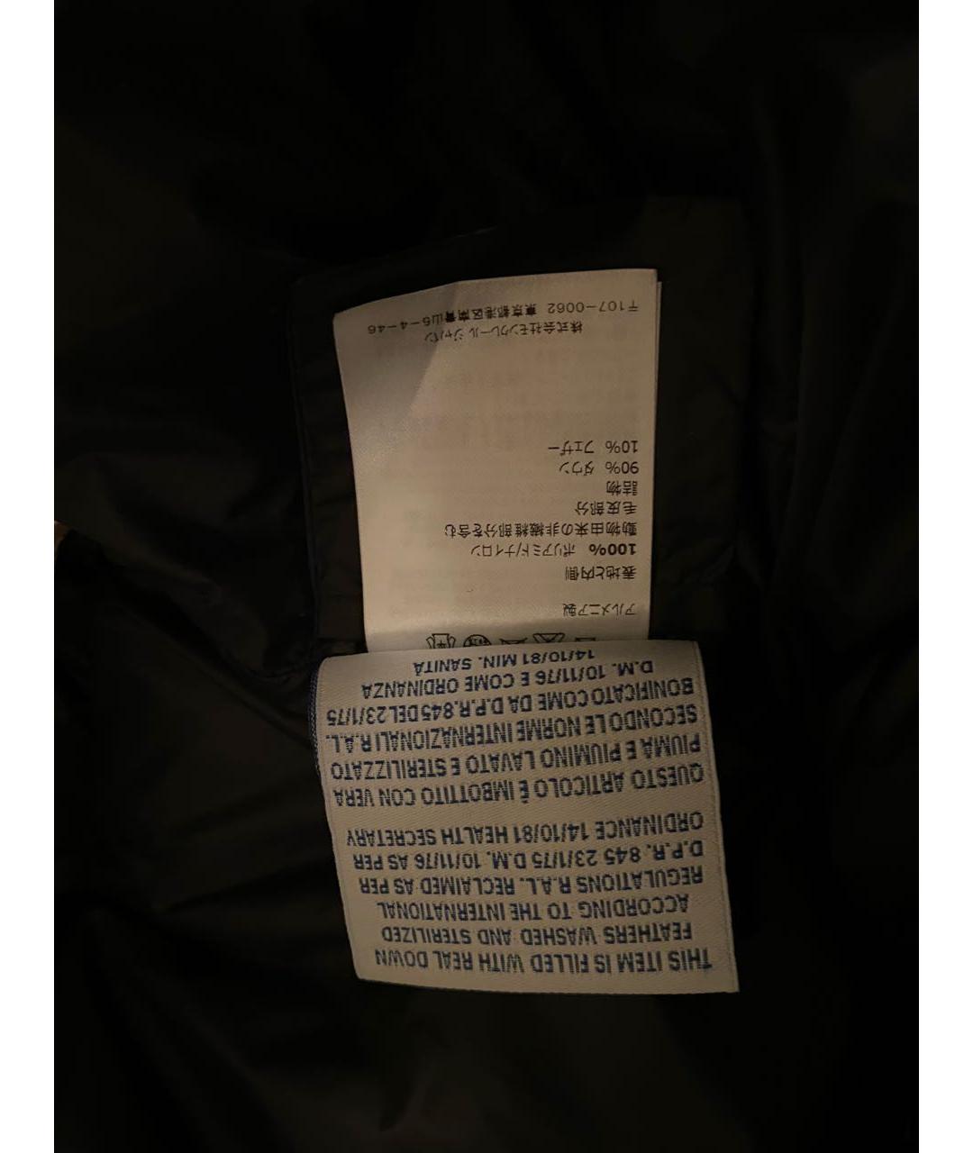 MONCLER Черная хлопковая парка, фото 6