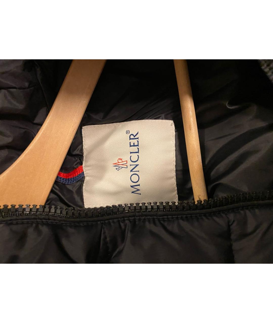 MONCLER Черная хлопковая парка, фото 4