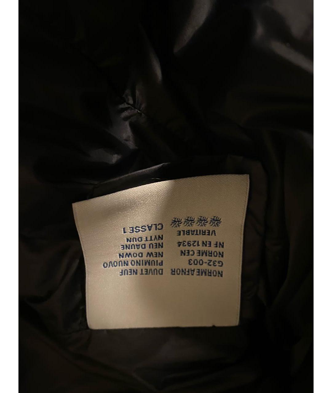 MONCLER Черная хлопковая парка, фото 5