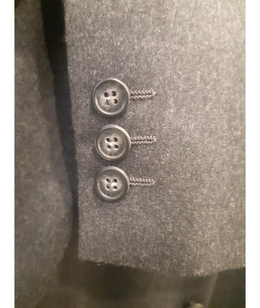 DOLCE&GABBANA Антрацитовый шерстяной пиджак, фото 9