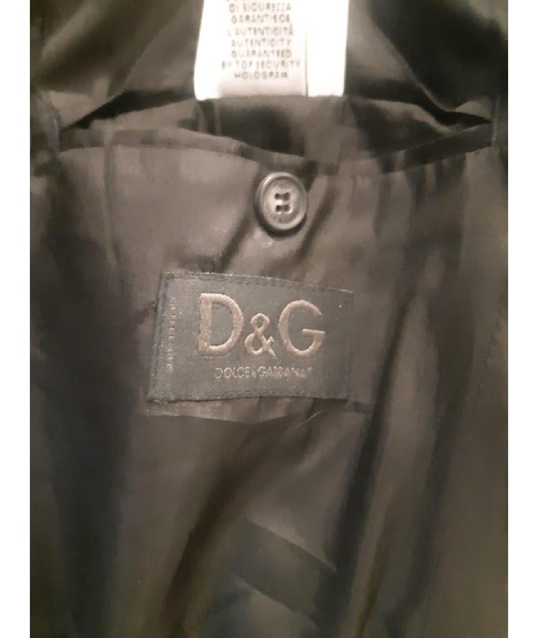 DOLCE&GABBANA Антрацитовый шерстяной пиджак, фото 5