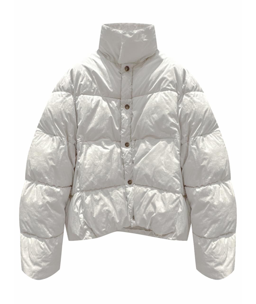 JACQUEMUS Бежевый полиамидовый пуховик, фото 1