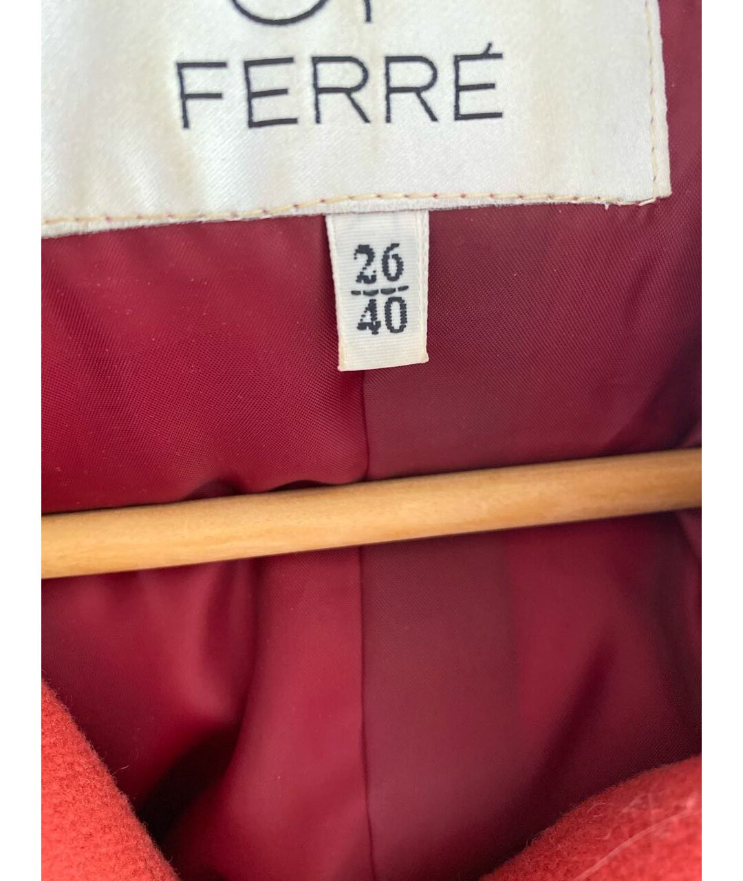 GIANFRANCO FERRE Красный полиэстеровый жилет, фото 7
