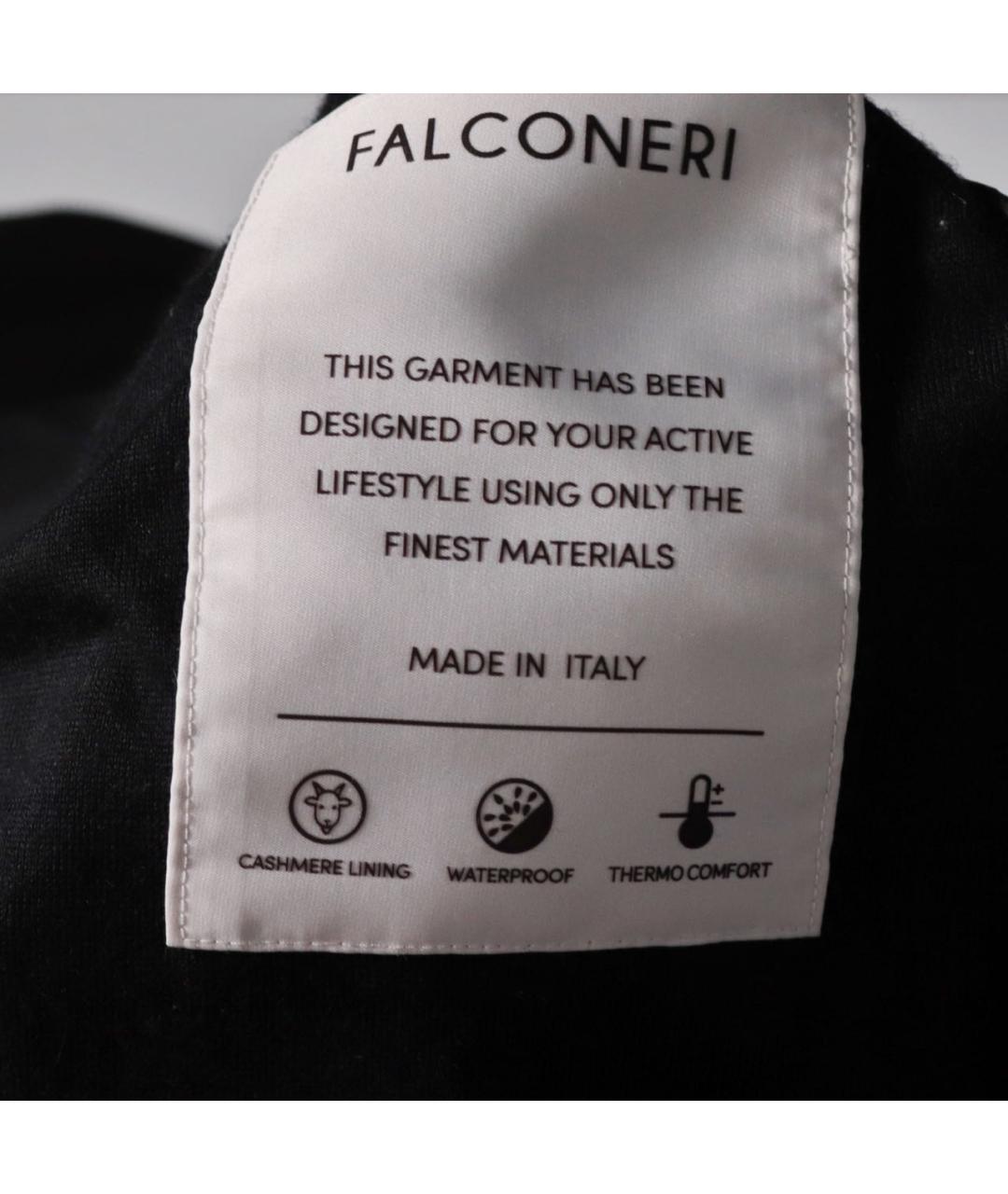 FALCONERI Черный полиэстеровый тренч/плащ, фото 6