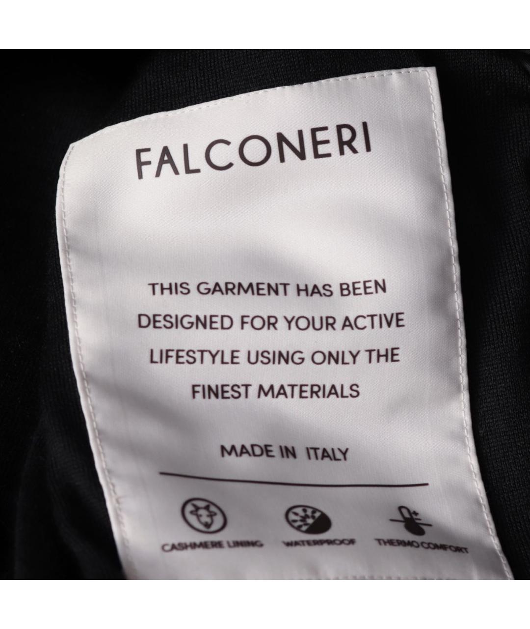 FALCONERI Черный полиэстеровый тренч/плащ, фото 7