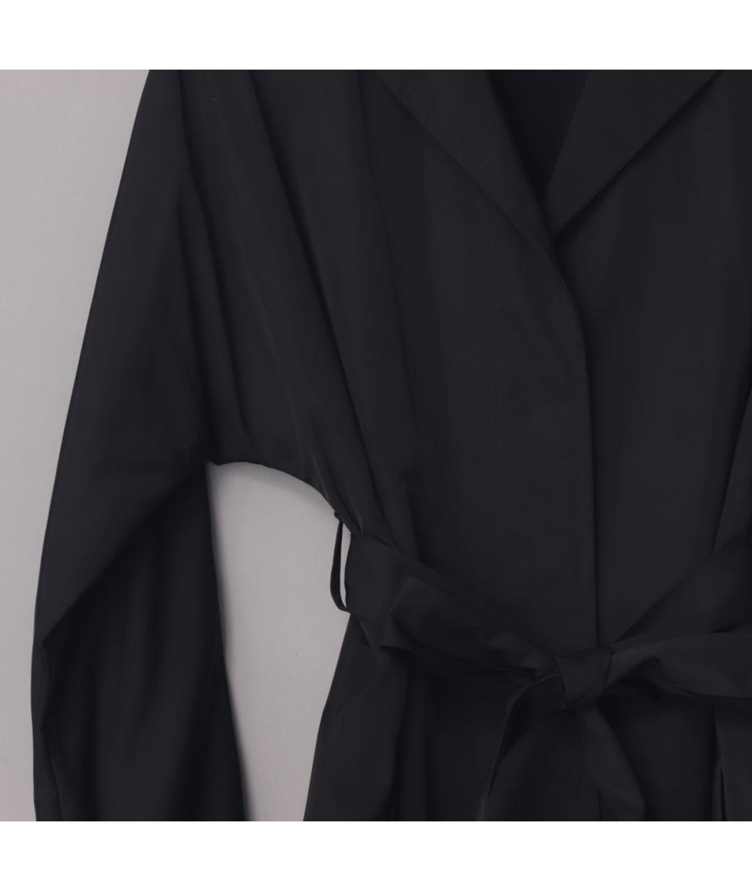 FALCONERI Черный полиэстеровый тренч/плащ, фото 4