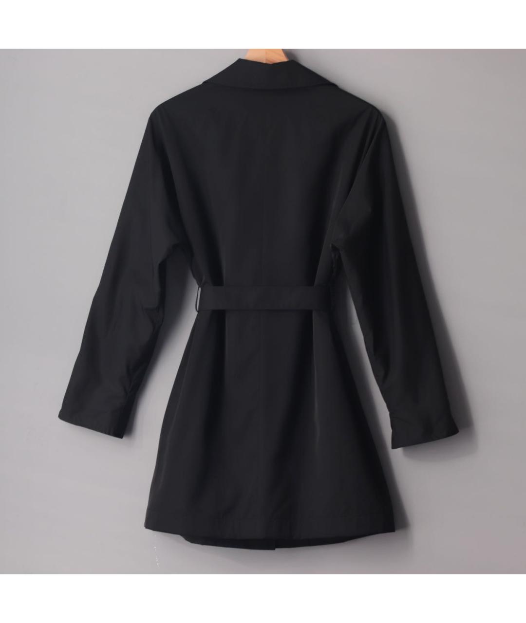 FALCONERI Черный полиэстеровый тренч/плащ, фото 2