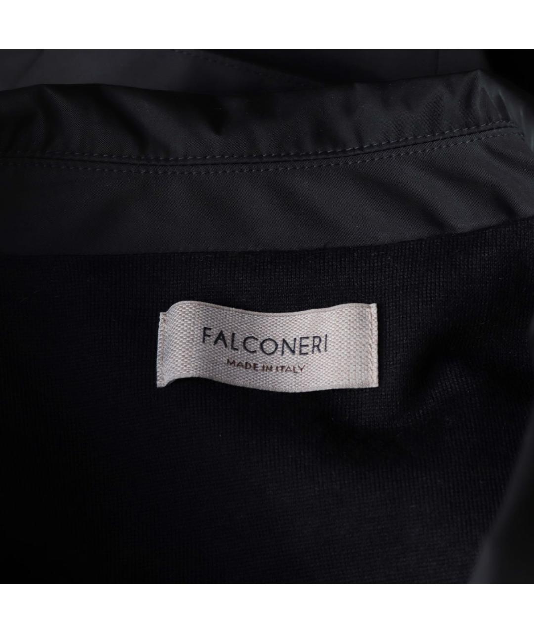 FALCONERI Черный полиэстеровый тренч/плащ, фото 3