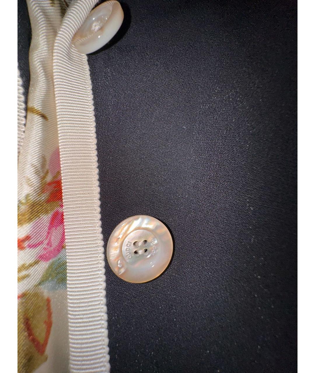 GUCCI Черный вискозный жакет/пиджак, фото 7