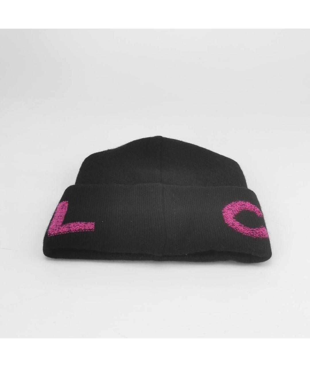 CHANEL Черная кашемировая шапка, фото 3