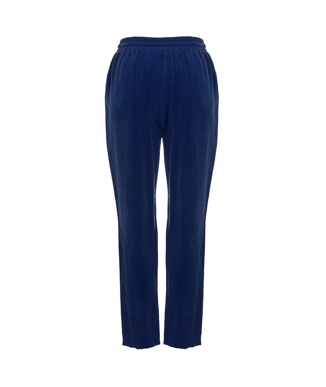 JO NO FUI Синие прямые брюки, фото 2