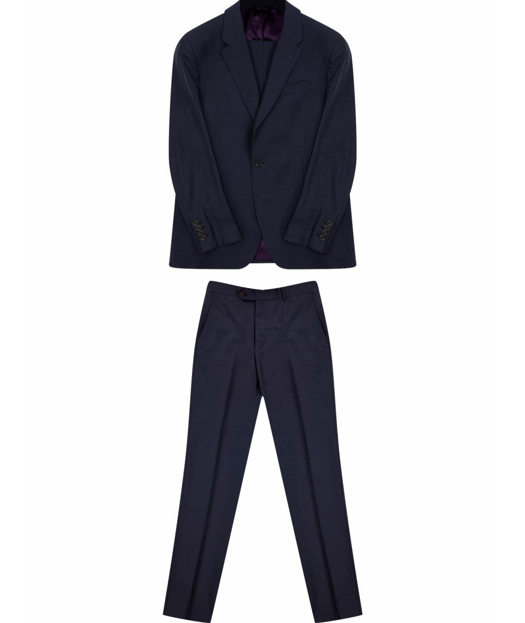 PAUL SMITH Темно-синий классический костюм, фото 1