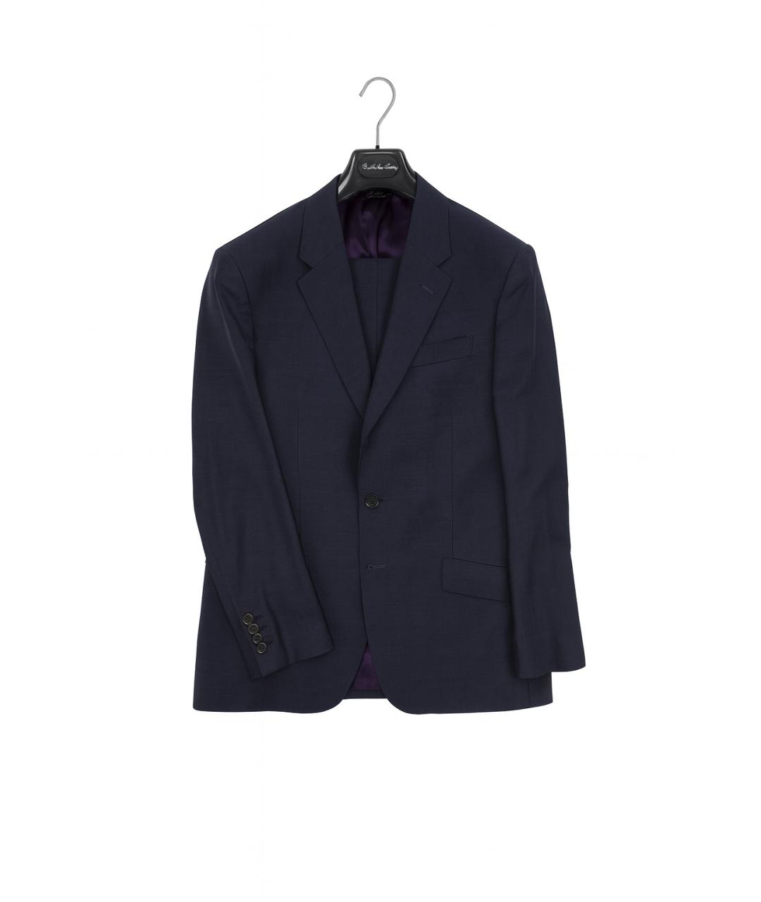 PAUL SMITH Темно-синий классический костюм, фото 10