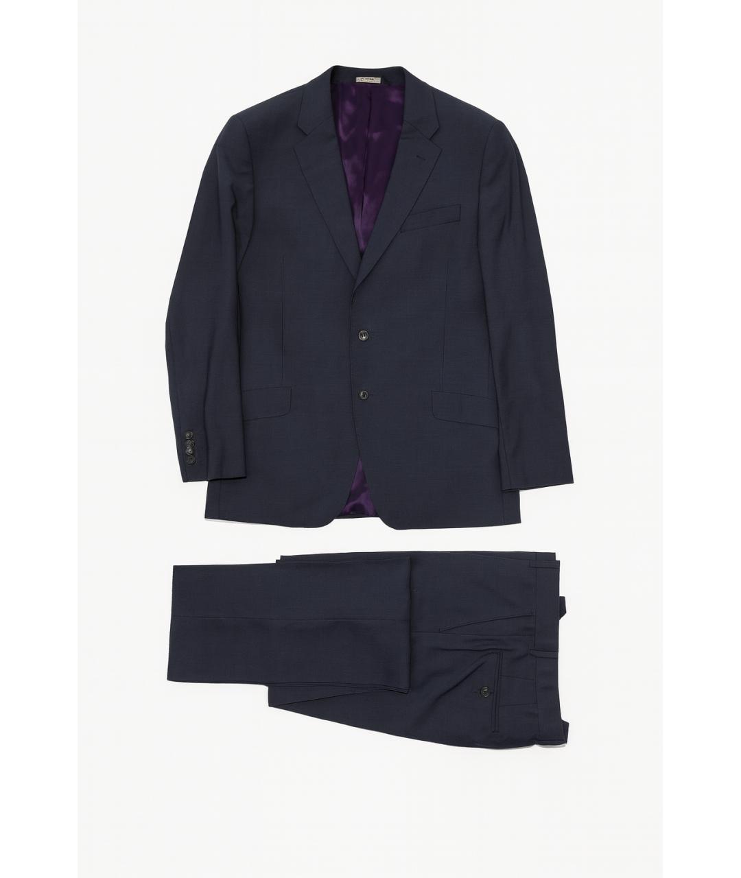PAUL SMITH Темно-синий классический костюм, фото 5