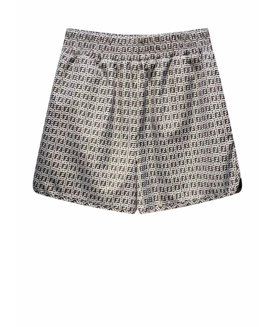 FENDI Серые шорты, фото 1