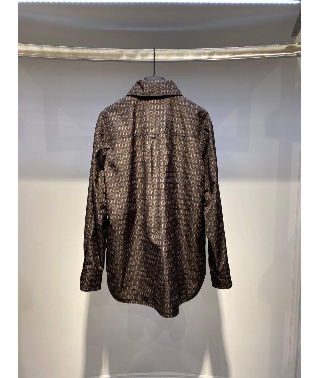 FENDI Коричневая рубашка, фото 2