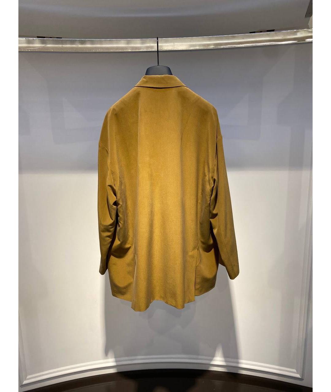 FENDI Горчичный жакет/пиджак, фото 2