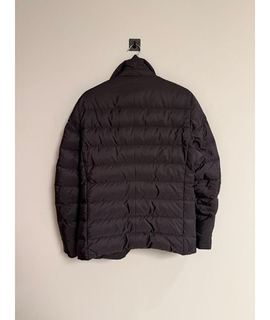 PRADA Черный полиэстеровый пуховик, фото 2