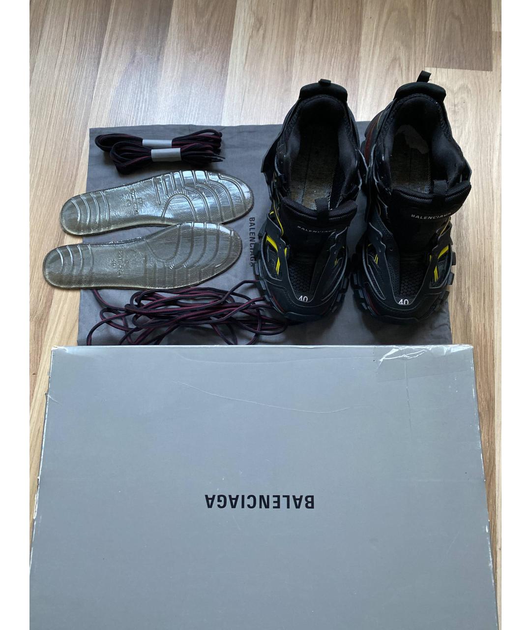 BALENCIAGA Мульти текстильные низкие кроссовки / кеды, фото 2