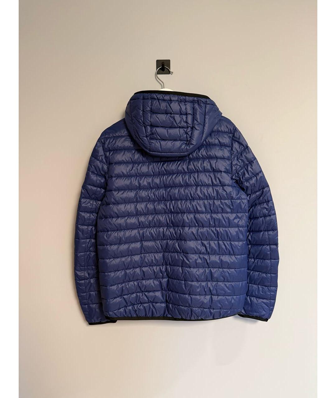 PRADA Синий полиэстеровый пуховик, фото 2