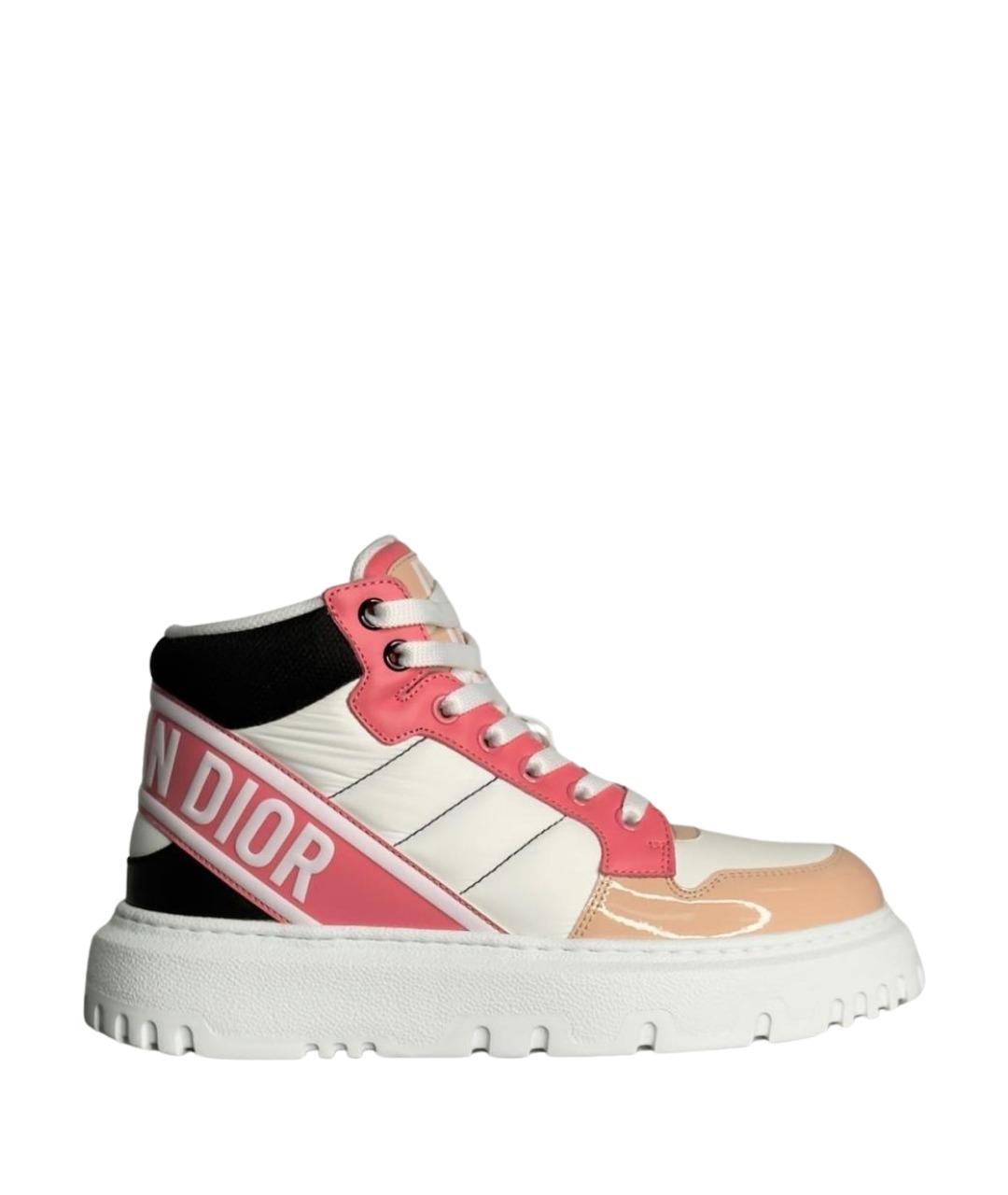 CHRISTIAN DIOR Мульти текстильные ботинки, фото 1