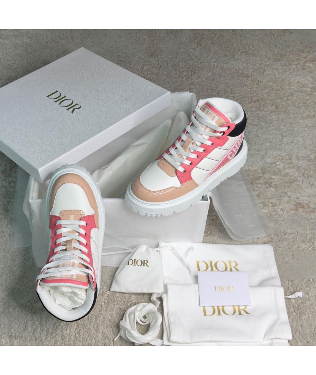 CHRISTIAN DIOR Мульти текстильные ботинки, фото 7