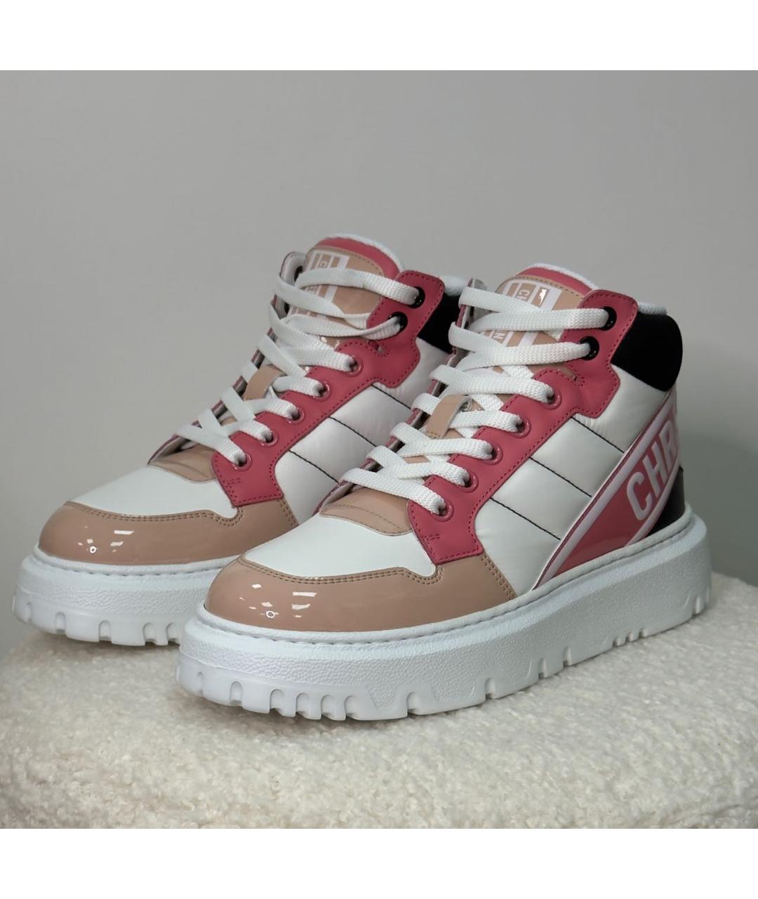 CHRISTIAN DIOR Мульти текстильные ботинки, фото 8