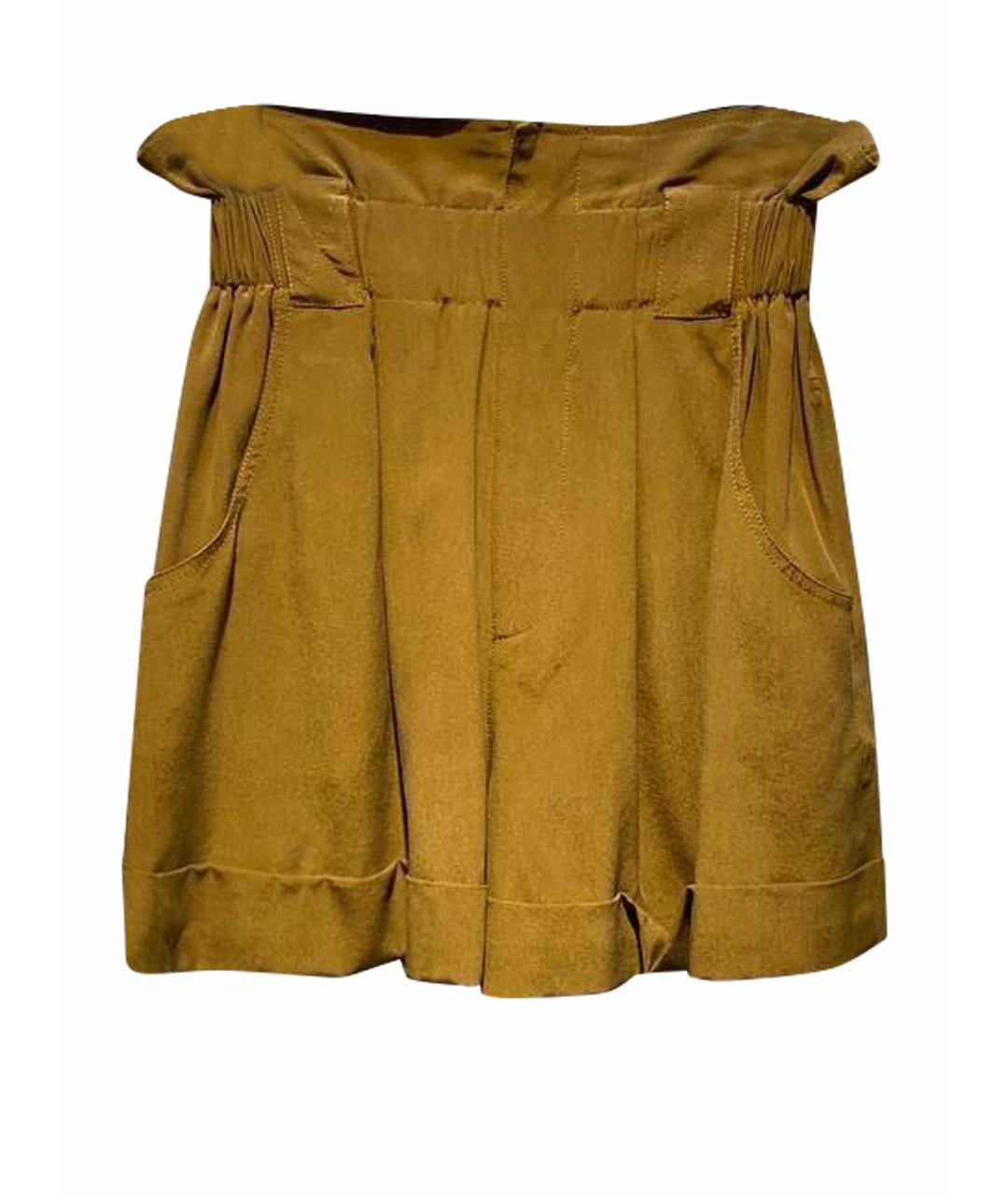 FENDI Горчичные шорты, фото 1