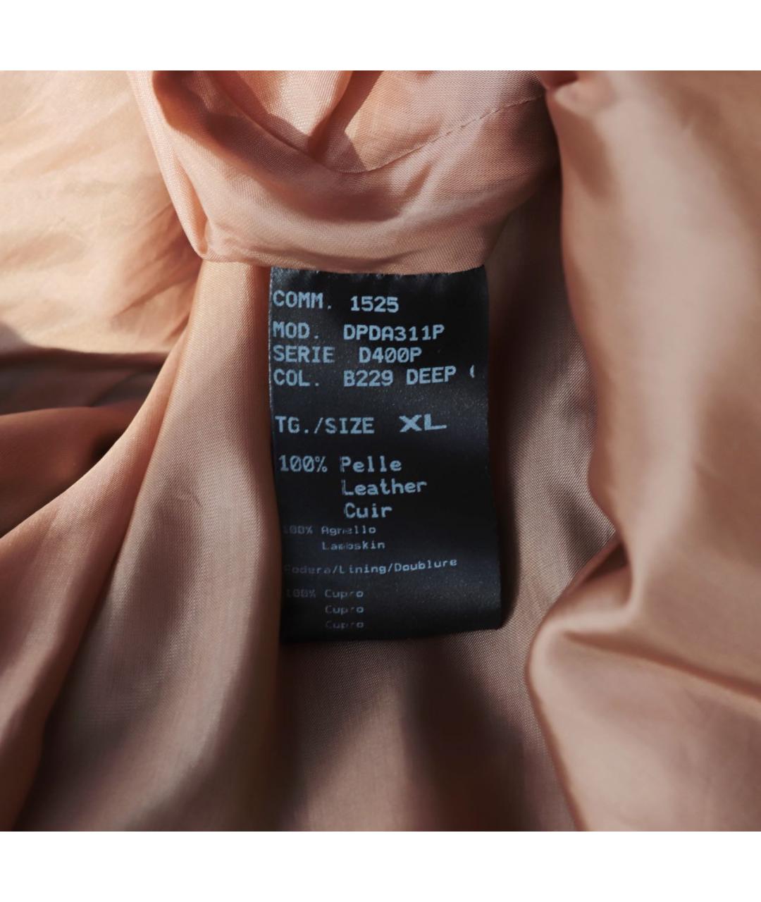 DROME Бежевое кожаное повседневное платье, фото 8