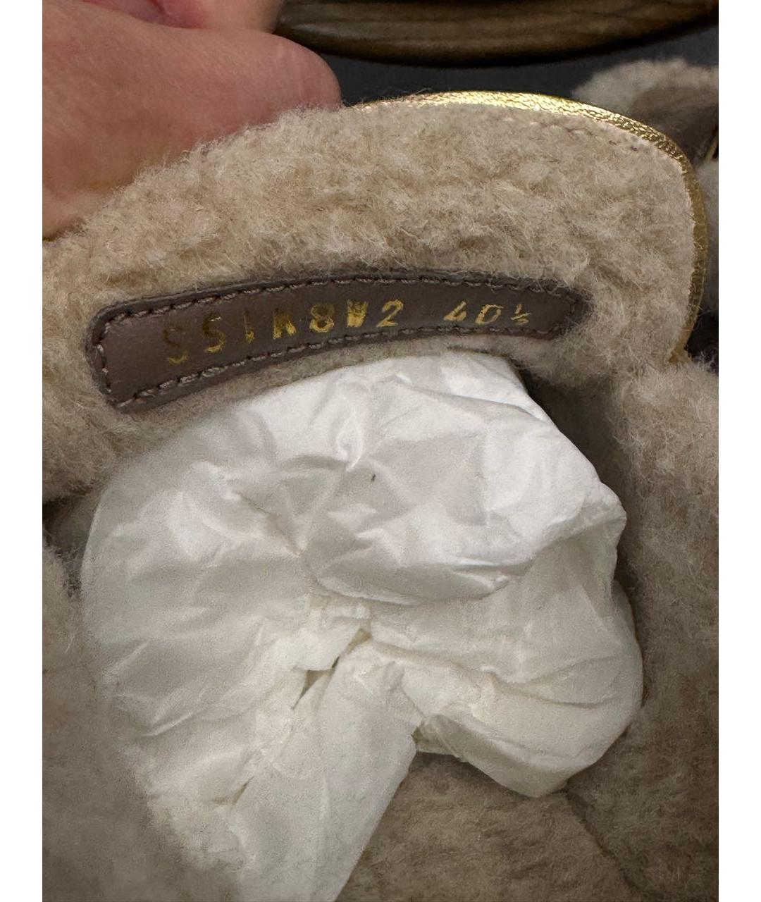 VALENTINO Бежевые замшевые лоферы, фото 7