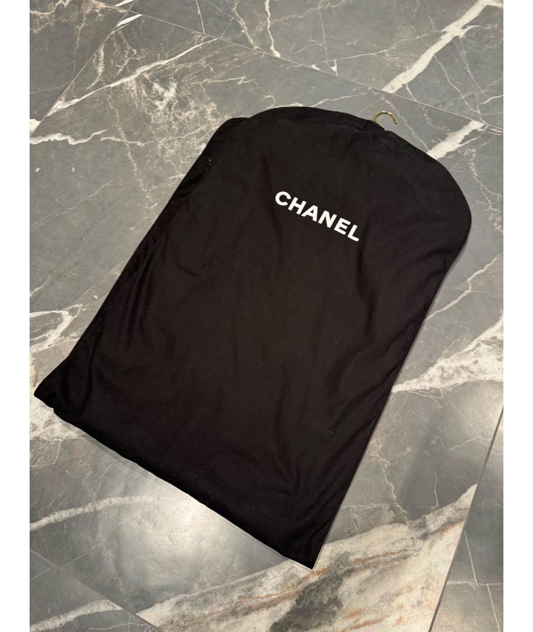 CHANEL Черное бархатное коктейльное платье, фото 4