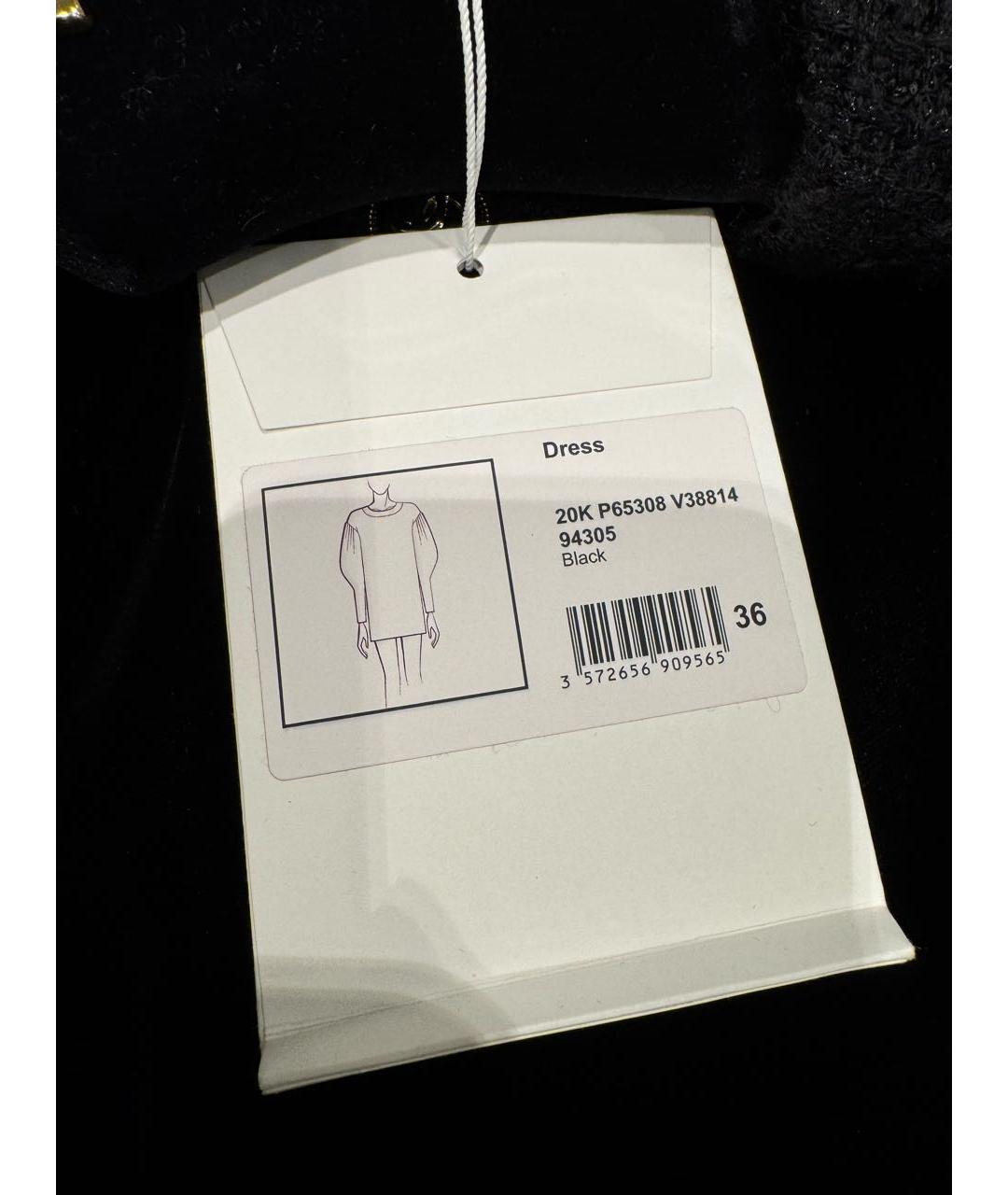 CHANEL Черное бархатное коктейльное платье, фото 6