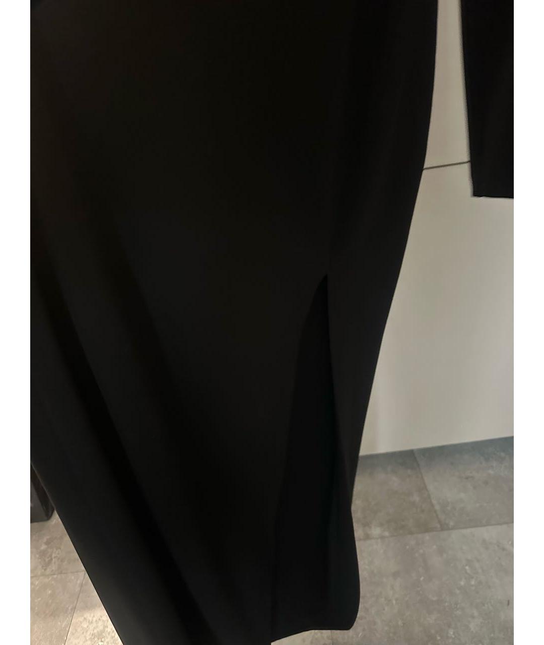 SOLACE LONDON Черное полиэстеровое коктейльное платье, фото 5