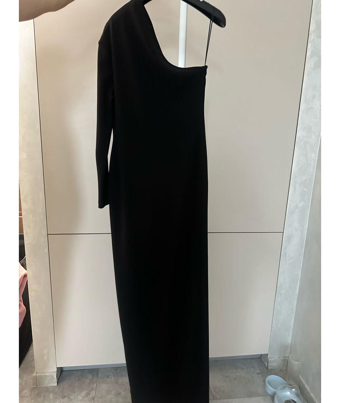 SOLACE LONDON Черное полиэстеровое коктейльное платье, фото 3