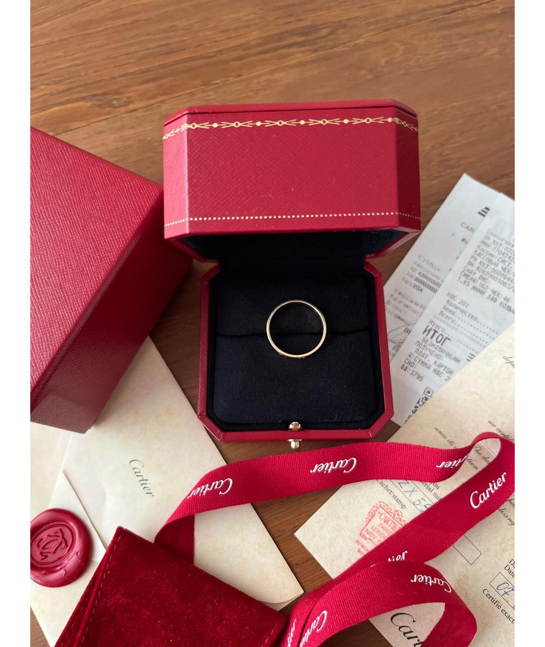 CARTIER Желтое кольцо из желтого золота, фото 3